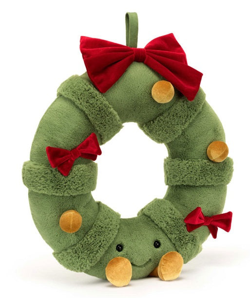 Amuseables Decorated Christmas Wreath