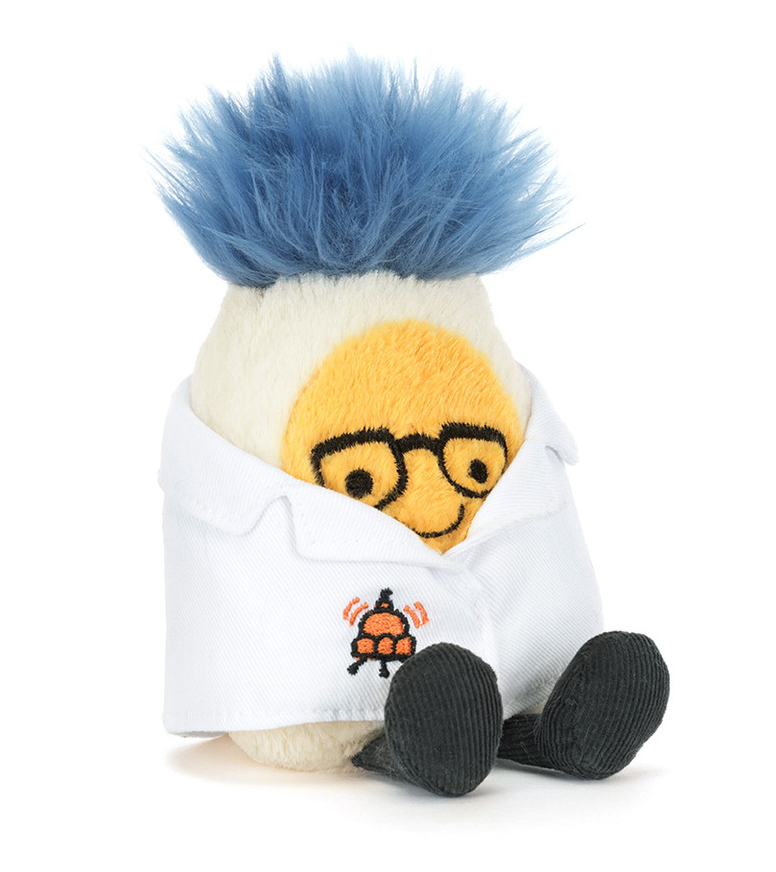 Amuseables Boiled Egg Scientist Outfit