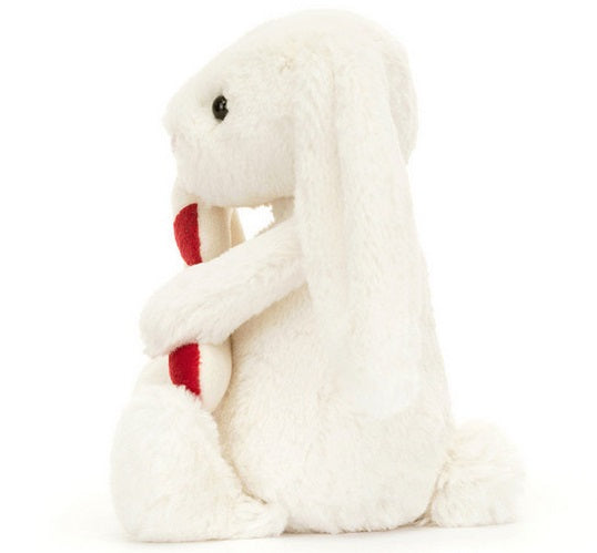 Bashful Bunny with Candy Cane