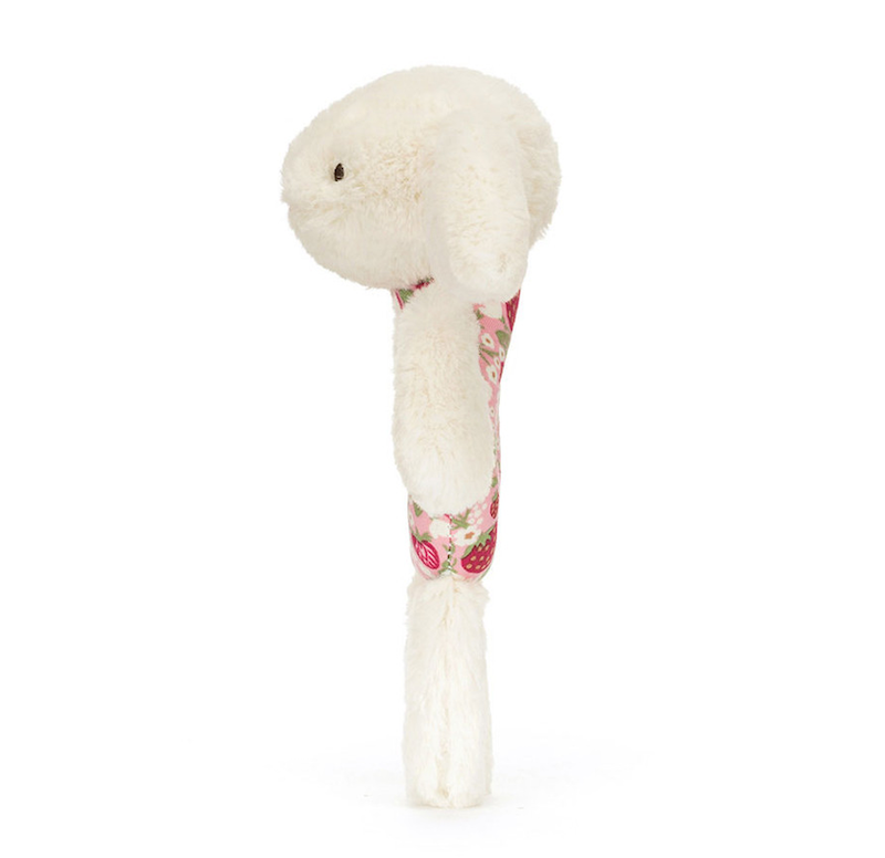 Blossom Cream Bunny 'Berry' Ring Rattle