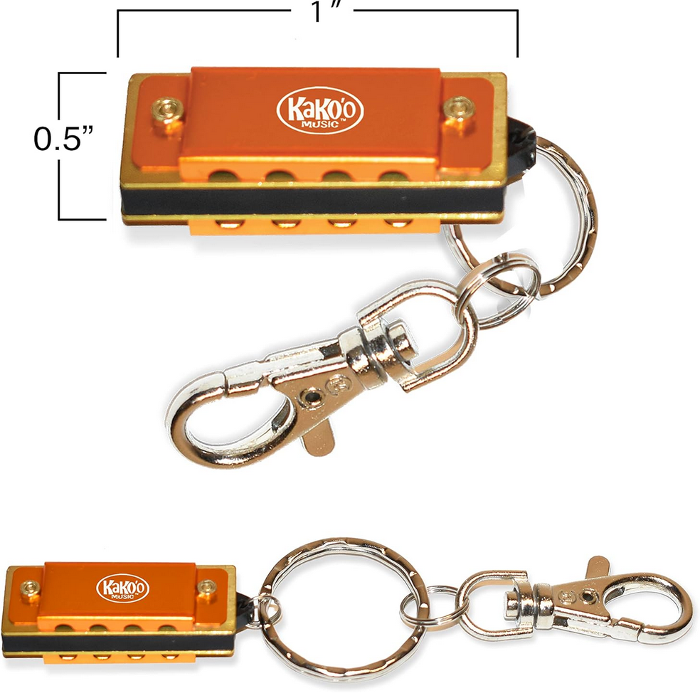 Mini Keychain Harmonica