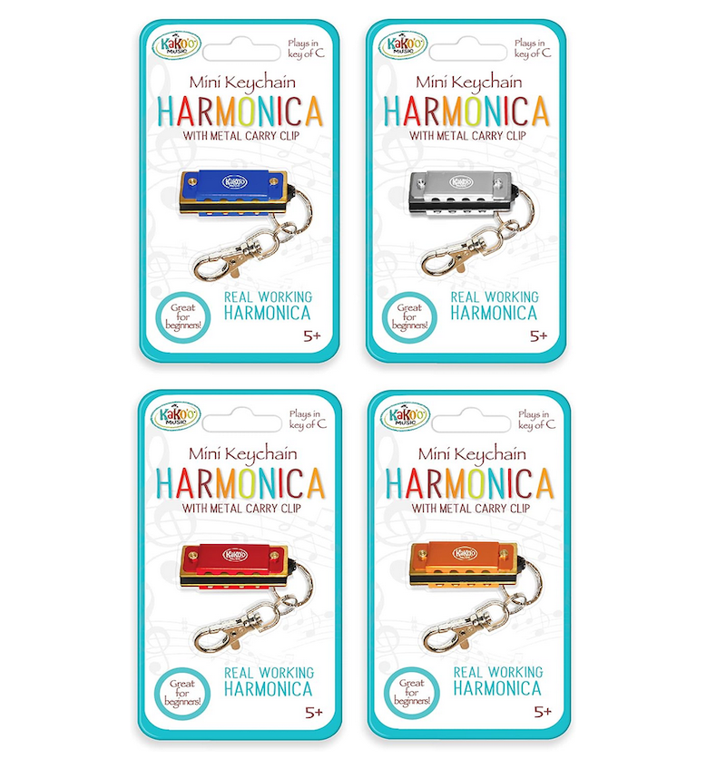 Mini Keychain Harmonica