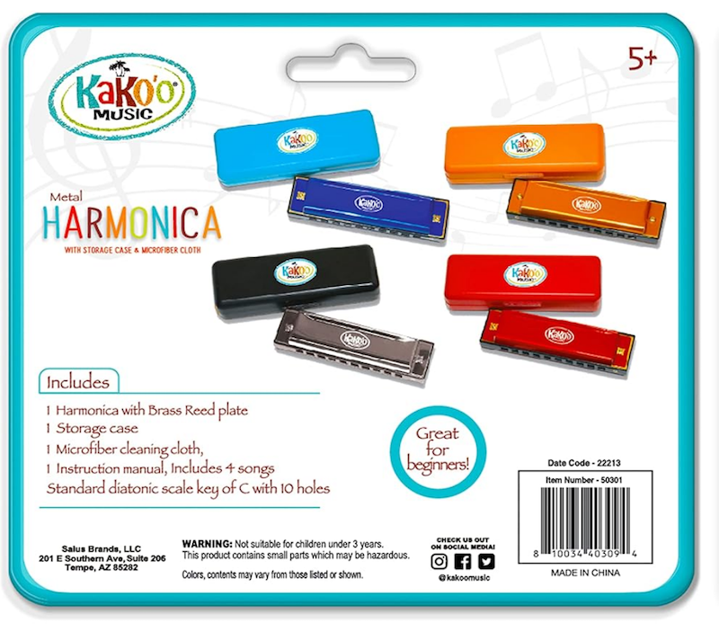 Mini Keychain Harmonica