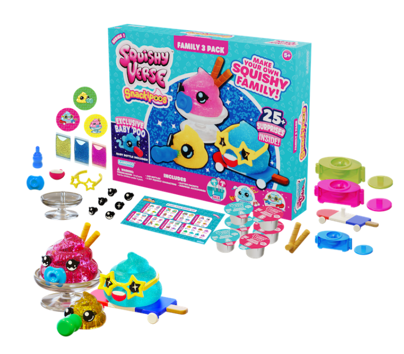 SquishyVerse Snackipoos Family Pack