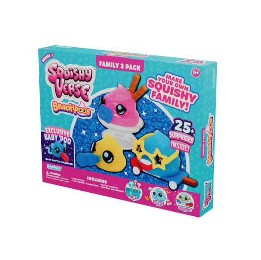 SquishyVerse Snackipoos Family Pack