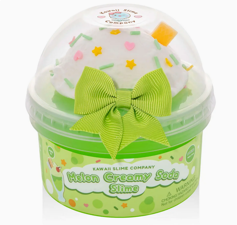 Melon Creamy Soda 2 Slimes in 1 Signature Dome™ Slime