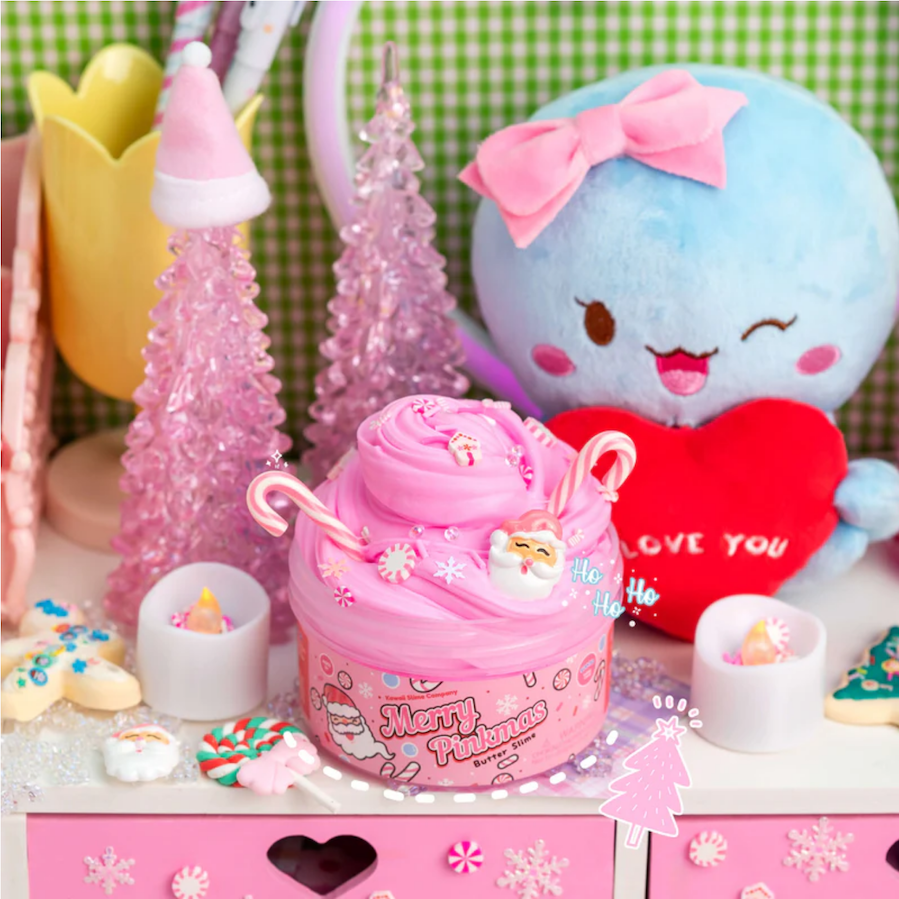 Merry Pinkmas Butter Dome Slime