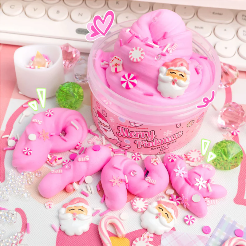 Merry Pinkmas Butter Dome Slime