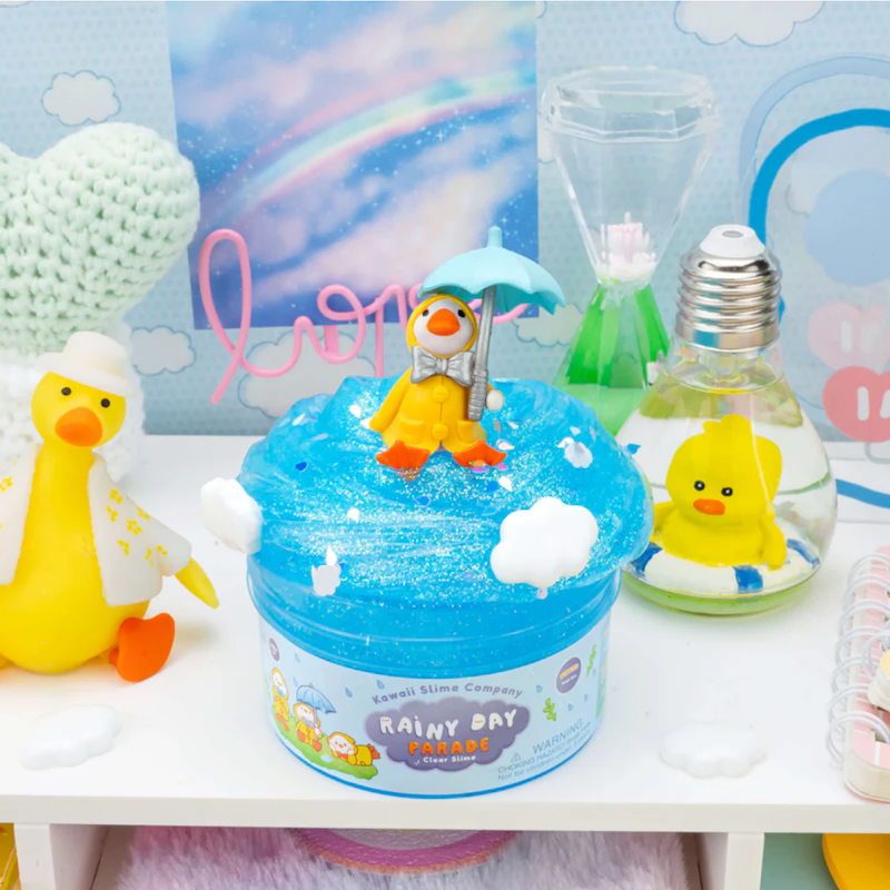 Rainy Day Parade Clear Signature Dome™ Slime