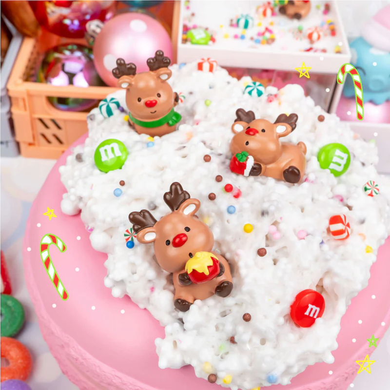 Reindeer Treats Crunchy Dome Slime