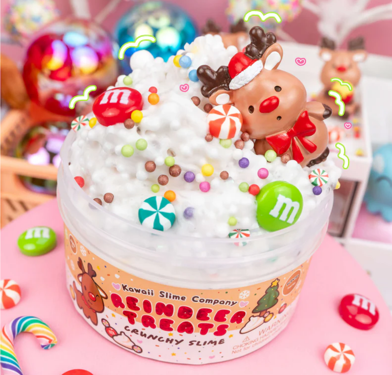Reindeer Treats Crunchy Dome Slime
