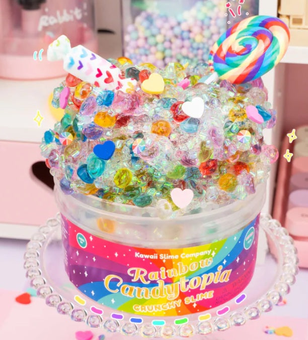 Rainbow Candytopia Crunchy Slime