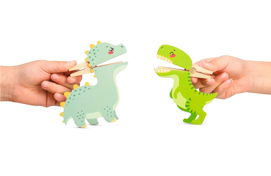 Dinosaur Clothespin Puppets