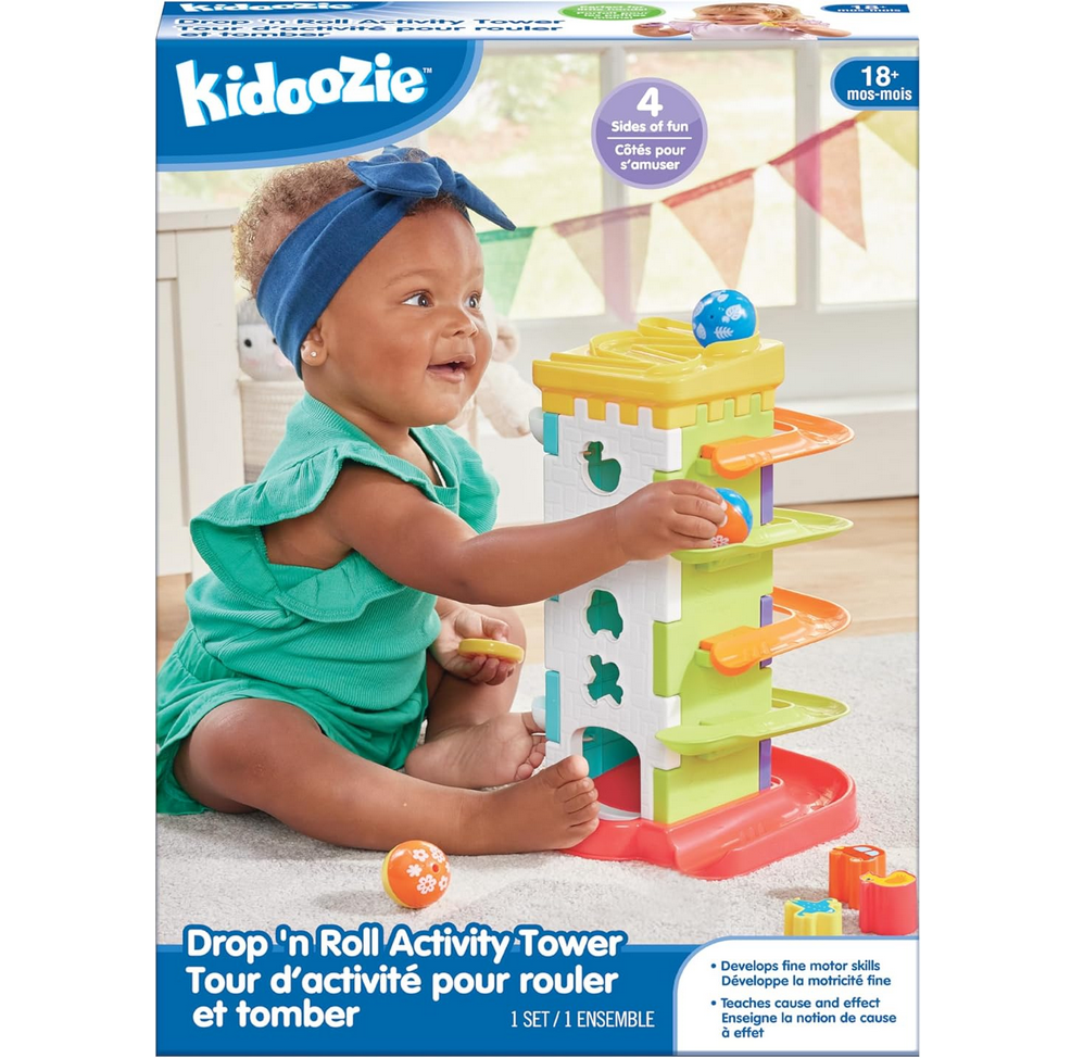 Drop 'n Roll Activity Tower