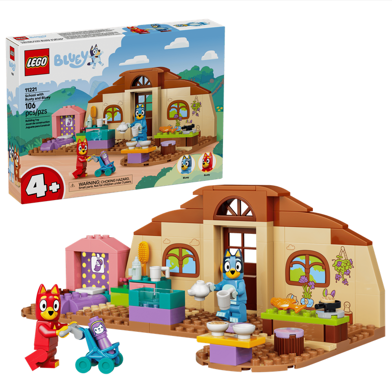 LEGO® School with Rusty and Bluey 11221