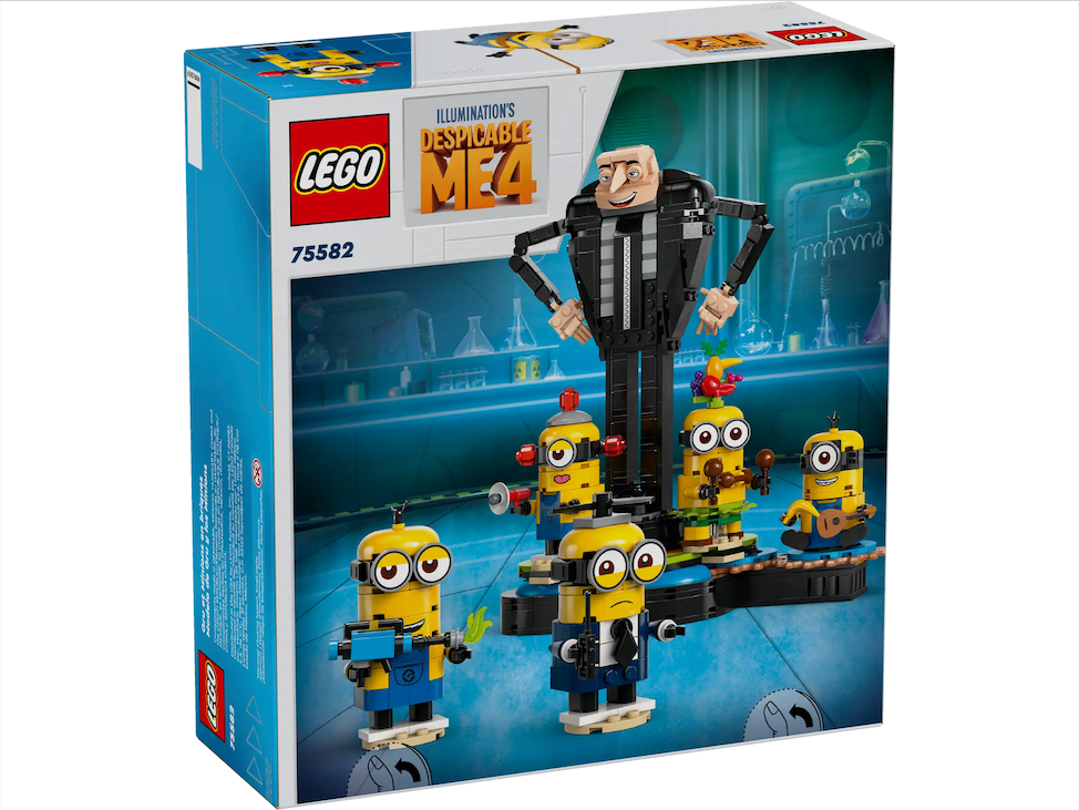 LEGO® Despicable Me 4 Brick-Built Gru and Minions