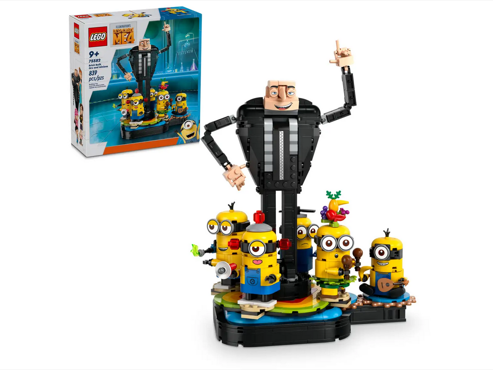 LEGO® Despicable Me 4 Brick-Built Gru and Minions