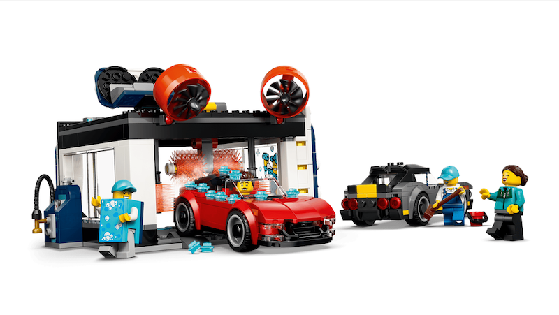 LEGO® City Drive-Through Car Wash 60497