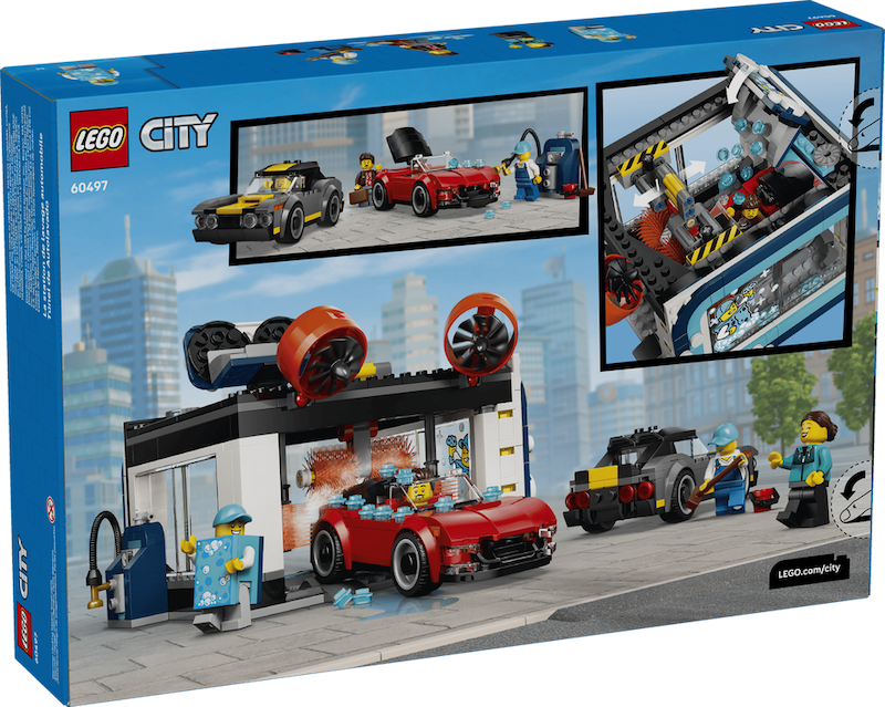 LEGO® City Drive-Through Car Wash 60497