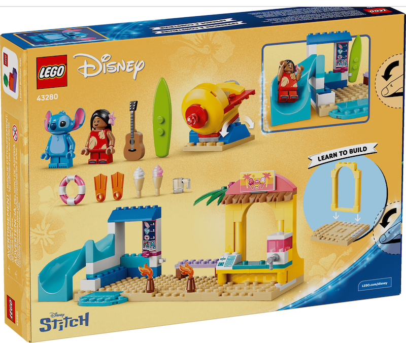 LEGO® ǀ Disney Beach Fun with Lilo & Stitch 43280