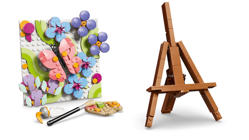 LEGO® Creator Floral Art Decor Painting 31390