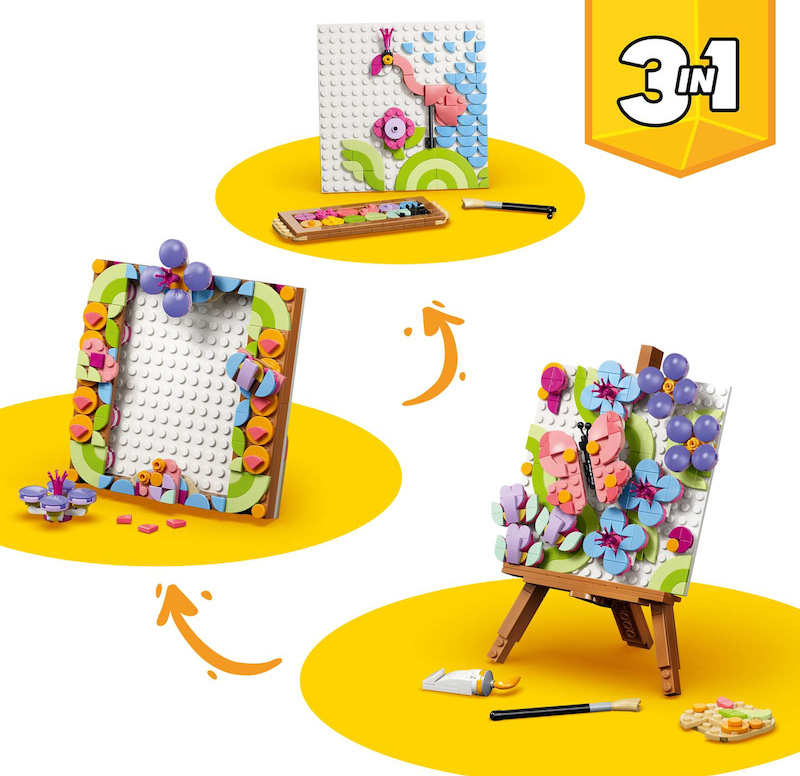 LEGO® Creator Floral Art Decor Painting 31390