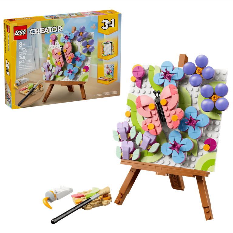 LEGO® Creator Floral Art Decor Painting 31390
