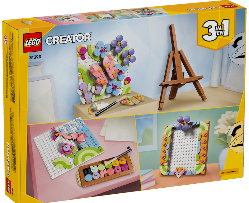 LEGO® Creator Floral Art Decor Painting 31390