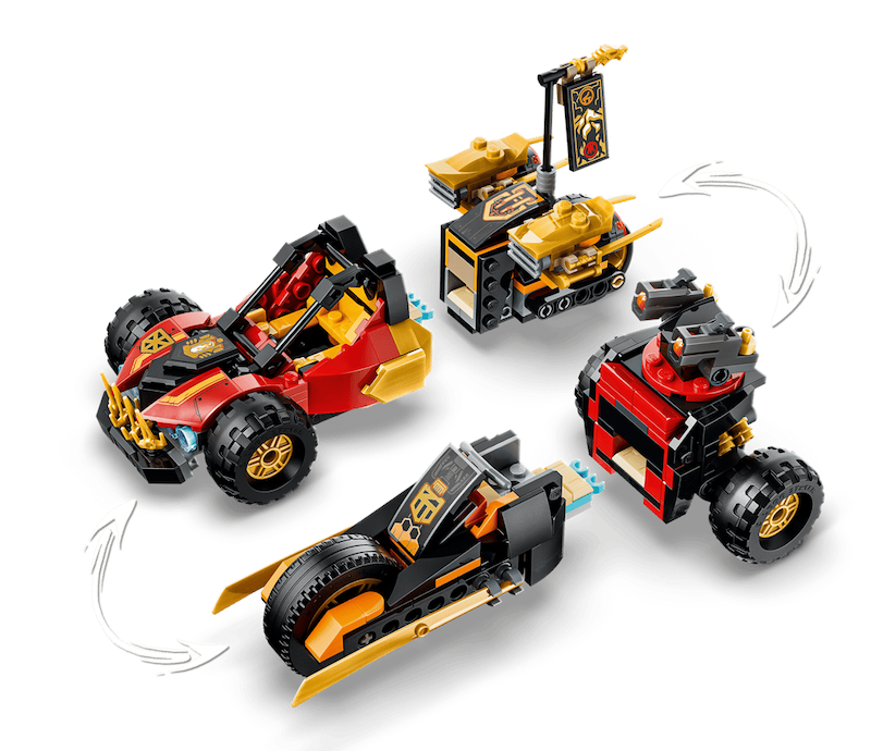 LEGO® NINJAGO® Kai and Cole’s Combiner Vehicles 71864
