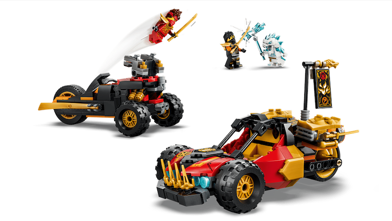 LEGO® NINJAGO® Kai and Cole’s Combiner Vehicles 71864