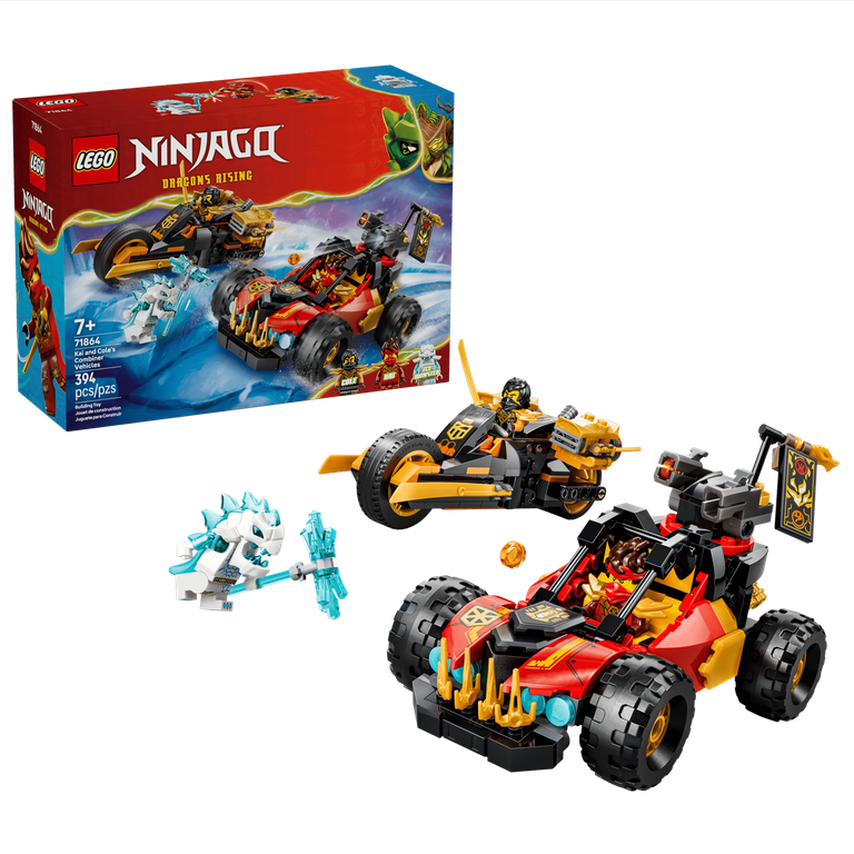 LEGO® NINJAGO® Kai and Cole’s Combiner Vehicles 71864