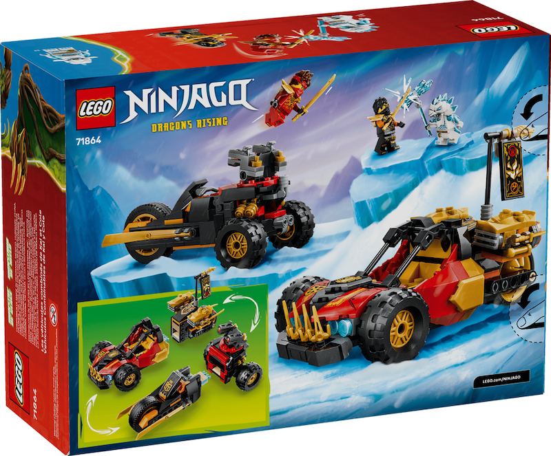 LEGO® NINJAGO® Kai and Cole’s Combiner Vehicles 71864