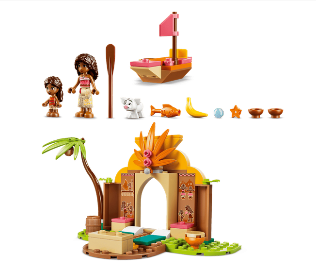 LEGO® ǀ Disney Moana Village House & Boat 43282