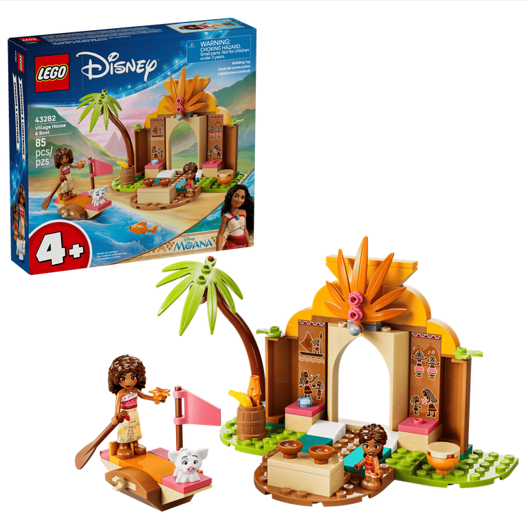 LEGO® ǀ Disney Moana Village House & Boat 43282