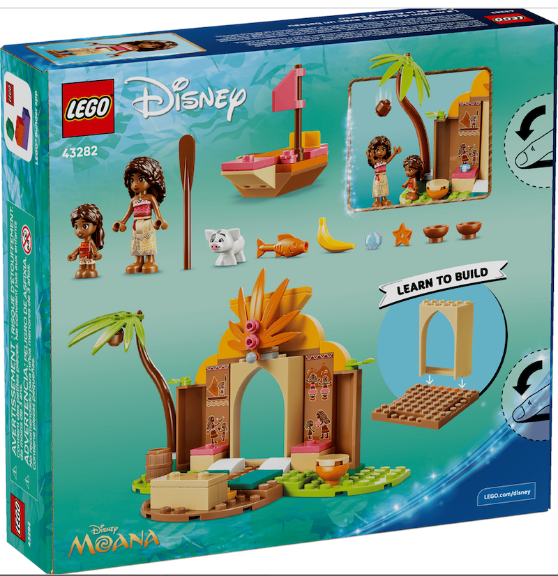 LEGO® ǀ Disney Moana Village House & Boat 43282