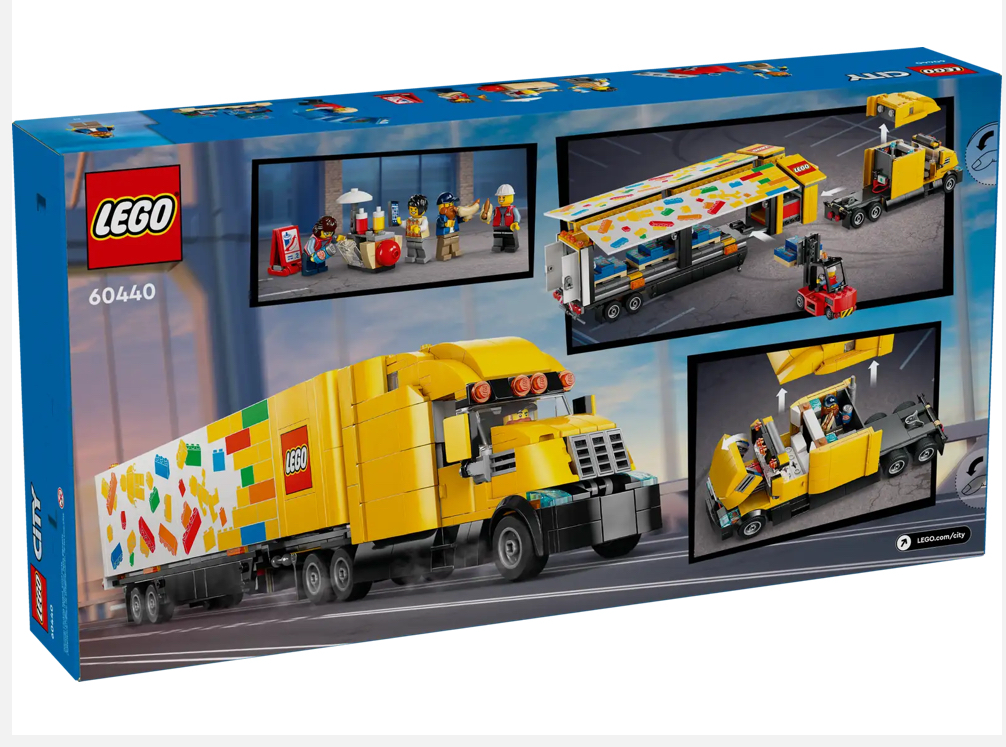 Yellow Delivery Truck