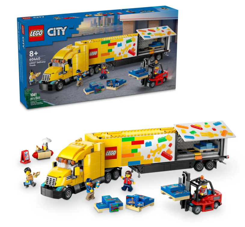 Yellow Delivery Truck