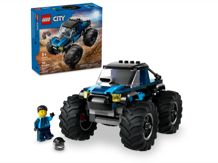 Blue Monster Truck