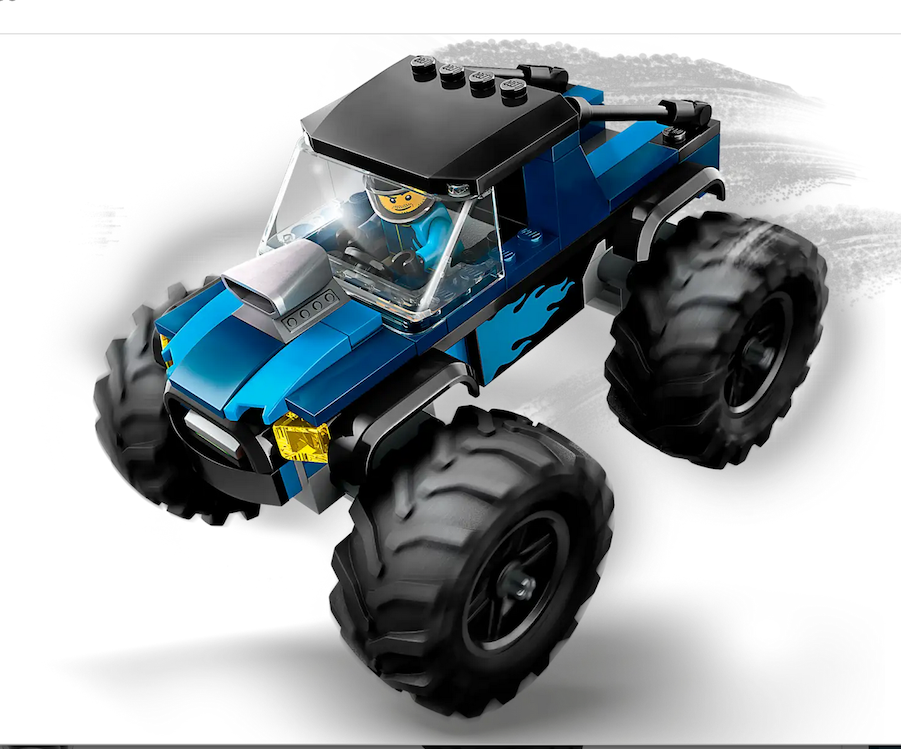 Blue Monster Truck