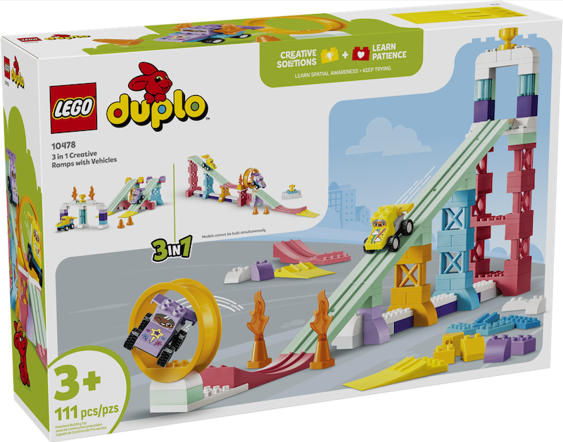 LEGO® 3 in 1 Creative Ramps with Vehicles 10478