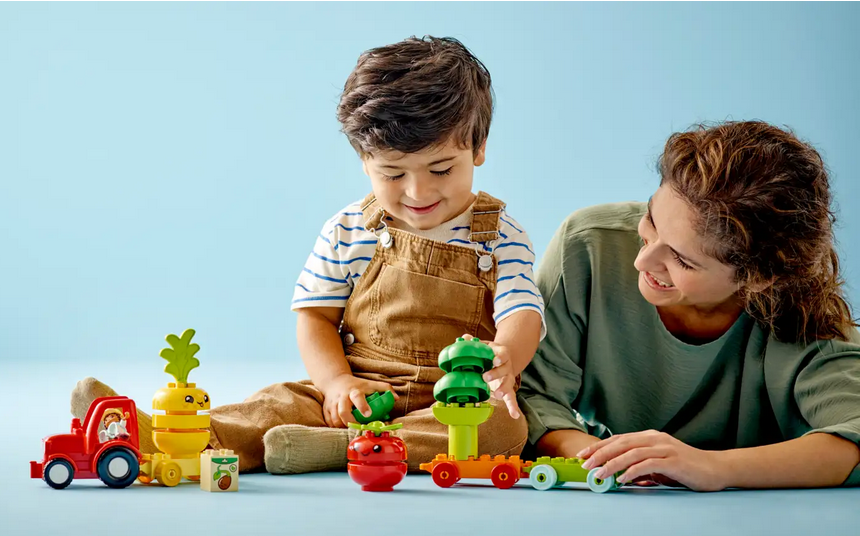 The LEGO® DUPLO® Fruit and Vegetable Tractor