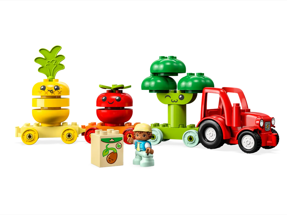 The LEGO® DUPLO® Fruit and Vegetable Tractor