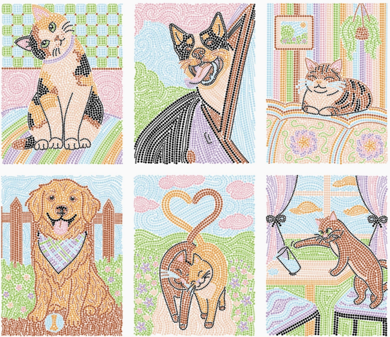 FlowArt Dot-By-Letter -  Wags & Whiskers