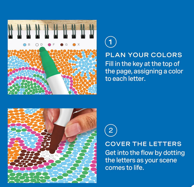 FlowArt Mini Dot-By-Letter - Nature's Wonders
