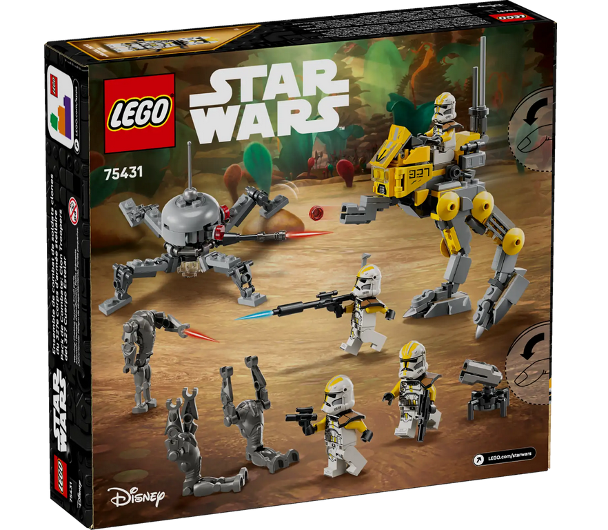 327th Star Corps Clone Troopers Battle Pack