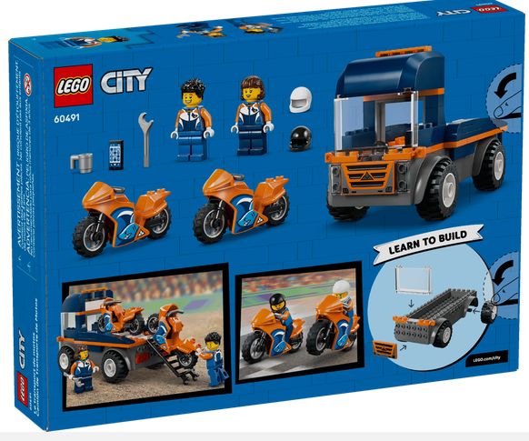 LEGO® City Motorcycle Transporter