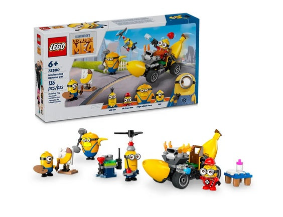 LEGO® Despicable Me 4 Minions and Banana Car