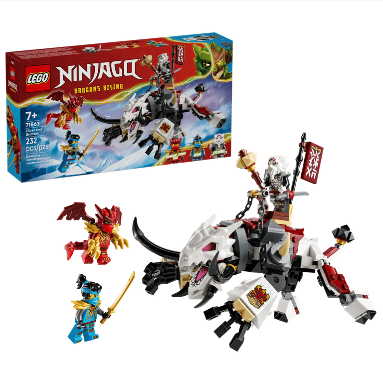 LEGO® NINJAGO Zilvar and Grimtak the Dragon Beast