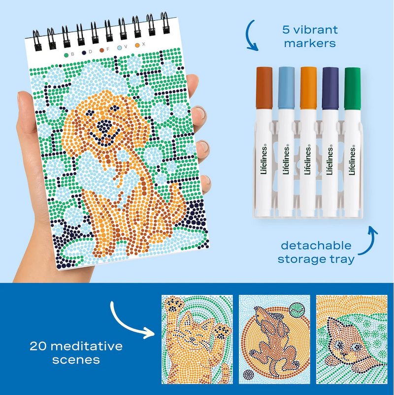 FlowArt Mini Dot-By-Letter - Furry Friends