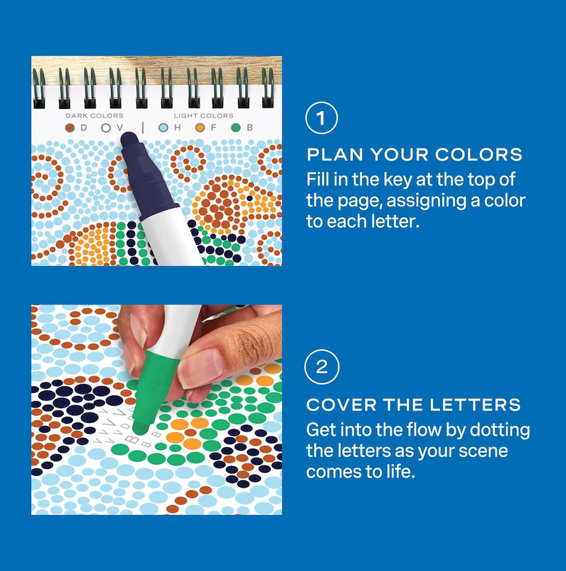 FlowArt Mini Dot-By-Letter - Furry Friends